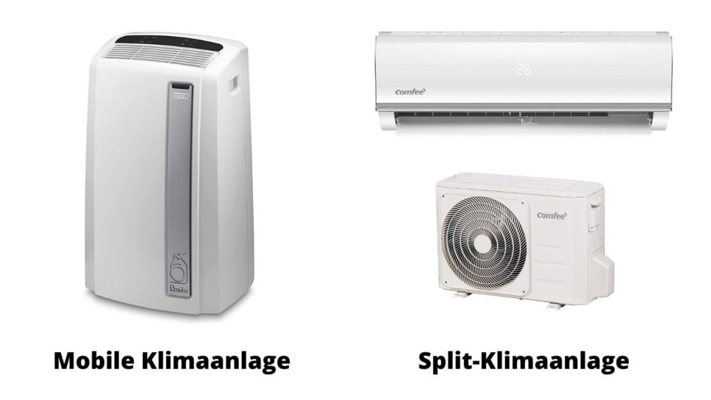 Unterschied mobile Klimaanlage und Split-Klimagerät
